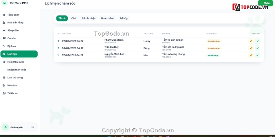 thú cưng,cửa hàng thú cưng,website cửa hàng thú cưng